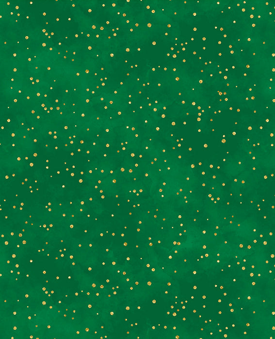 Sprinkles Dark Green 44in Wide