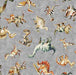QT DINOROARS! Dinosaurs Toss Gray