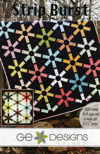 Strip Burst Quilt Pattern