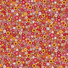 MA Autumn Days Mini Floral Red