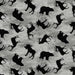 WL Cabin Welcome Flannel 36103 999 Grey Animal Toss