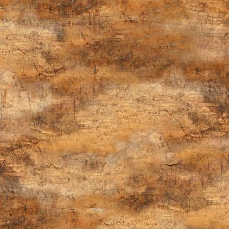 WL Cabin Welcome Flannel 36107 222 Brown Forest Textured