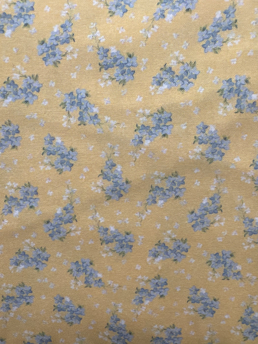 WD Laurel Blue flowers on Yellow