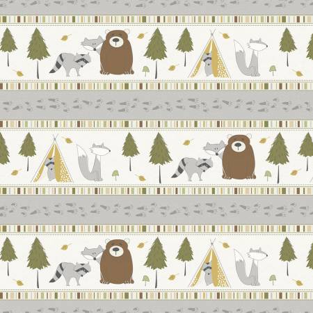 WL Into the Woodlands Multi Repeating Stripe 36280-197