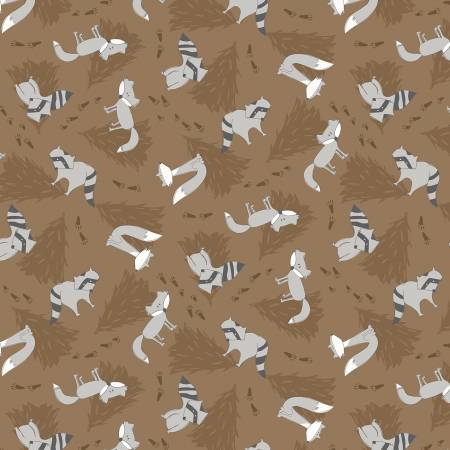 WL Into the Woodlands Brown Racoons & Foxes Toss 36284-291