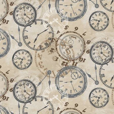 WD On Time Flannel 37357F 5 Tan Time Pieces