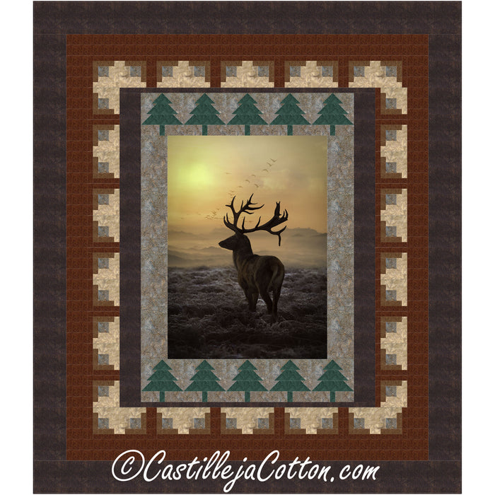 Sunset Elk Queen Downloadable Pattern