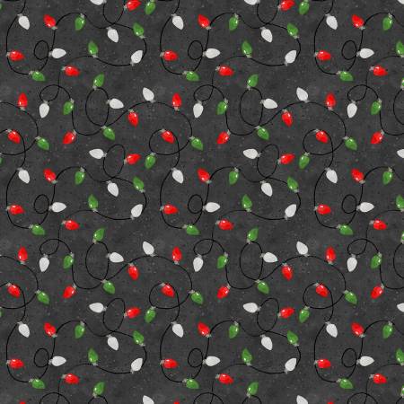 WL Baby It's Gnomes Out Black String Lights