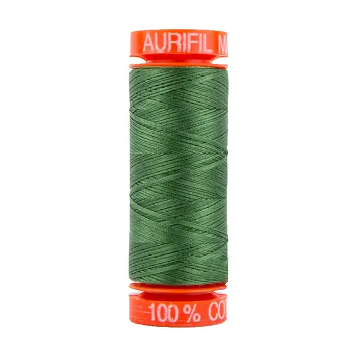 Aurifil 50wt 200m 5018 grass green