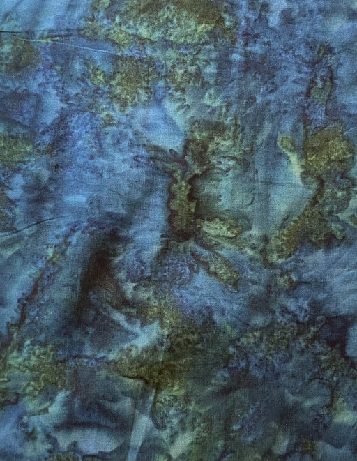 OA Batik fabric Deep Blue