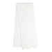 Towel White w/ White Scalloped Edge 