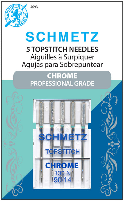 Schmetz Chrome topstitch needles 90/14