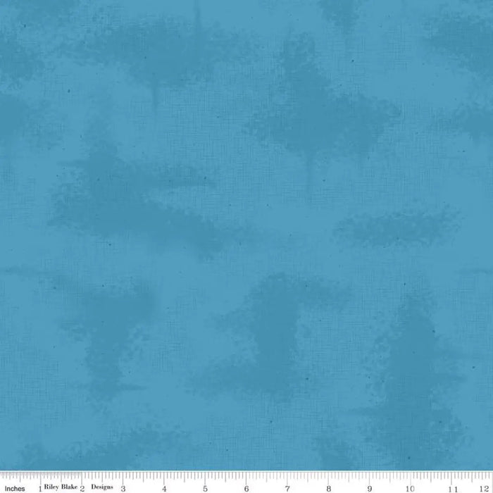 Blue Shabby Soldier Cotton 43"/44" Fabric Per Yard
