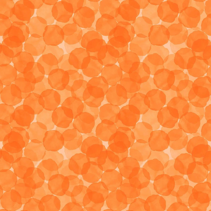 Orangeade Juicy Tonal Trio Cotton 44"/45" Fabric Per Yard