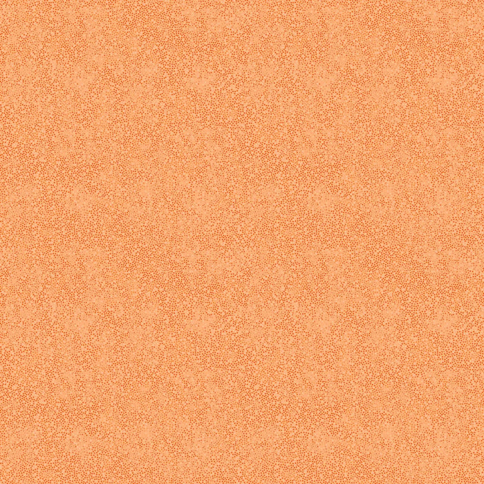 Orange Apricot Ditsy Tonal Trio Cotton 44"/45" Fabric Per Yard