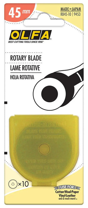 Olfa 45mm Rotary Blades (10 Pk.)