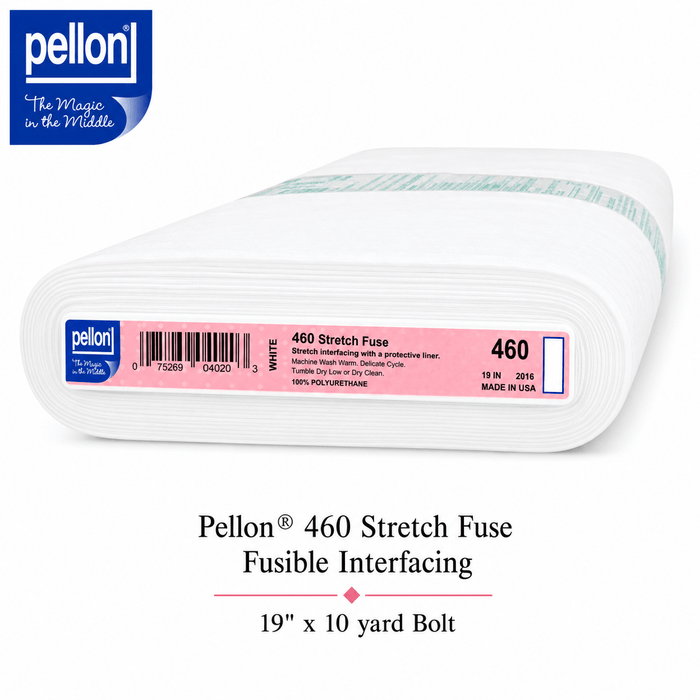 Pellon® 460 Stretch Fuse™ Fusible Interfacing – 19" x 10 Yard Bolt – White