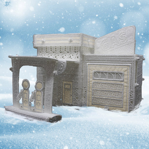 Winter Village Freestanding Gas Station