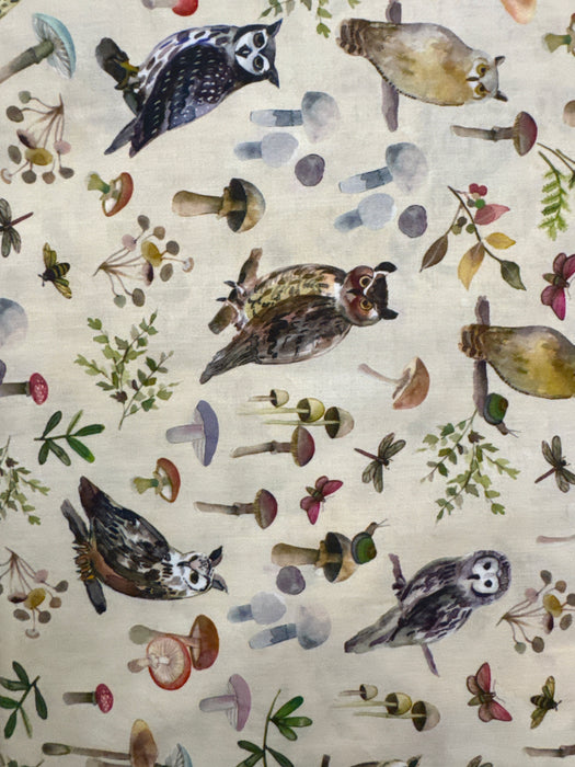 CW Wild Wonder Owls and Mushrooms