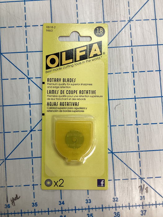 Olfa Rotary Blade 18mm 2pk