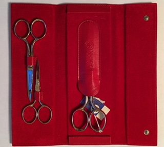 Dovo Scissor 3 Set-red pouch
