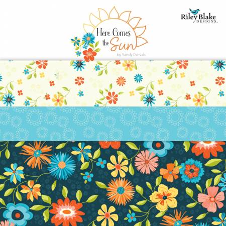 RB Here Comes the Sun 5in Squares 42pcs