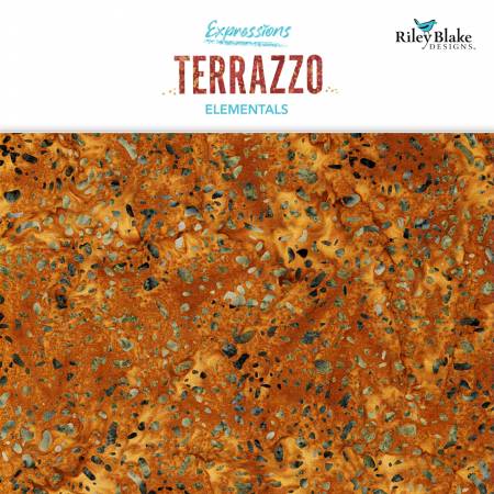 RB Batiks Elementals Terrazzo Jungle 5in Squares C 42pcs