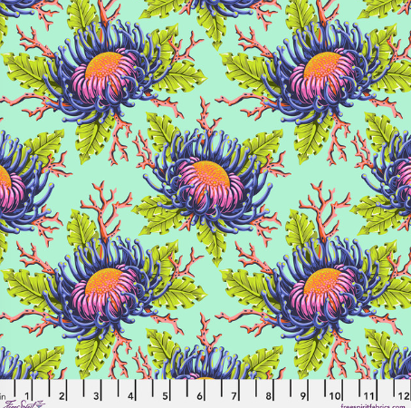 FS Friends & Anemones - Seafoam || Floral Reef