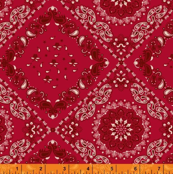 WD Hudson 52198A-5 red bandana