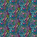 WD Eden Flower Blanket Dark Blue