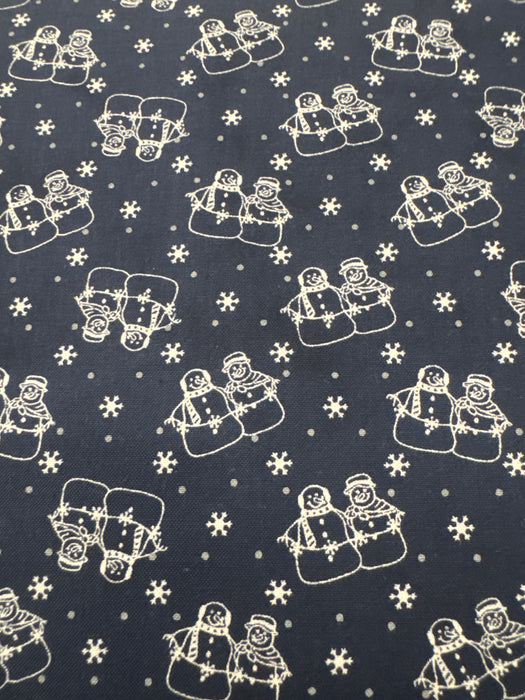 MO Snowman Gatherings IV Snowman Buddies Dark Blue