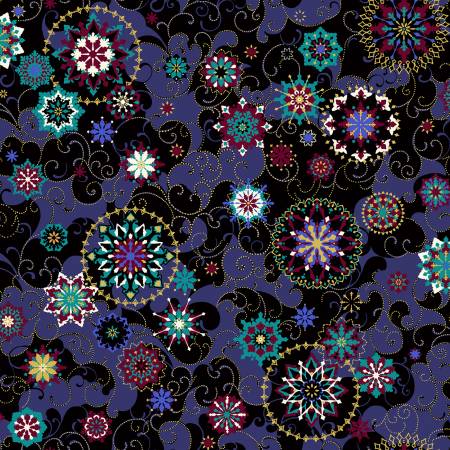 WD Winter Medallion 108in Black