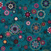 WD Winter Medallion Teal 108in 