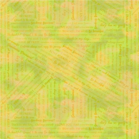 WD Goodness Gracious Lime Collaged Phrases