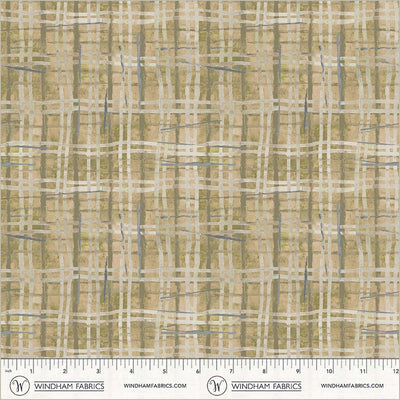 Porch Screen Plaid Dusty Cotton 43”/44” Fabric Per Yard