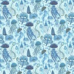 WD Deep Blue Aqua Jellyfish Field