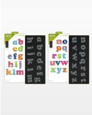GO! Carefree Alphabet Lowercase Set Embroidery Designs