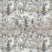 Archer Flannel Woodland Toile Ecru
