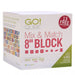 AccuQuilt GO! Qube Mix & Match 8 in Block / Quilt in a Day / AccuQu...