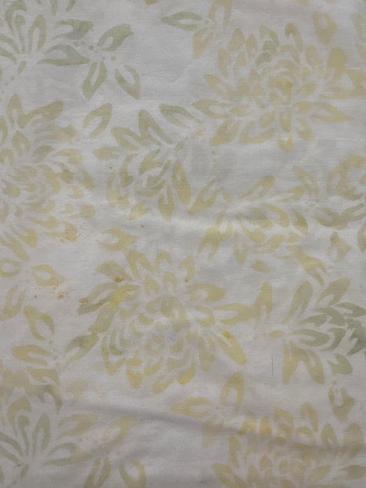 BT Light Yellow Flowers on Ivory