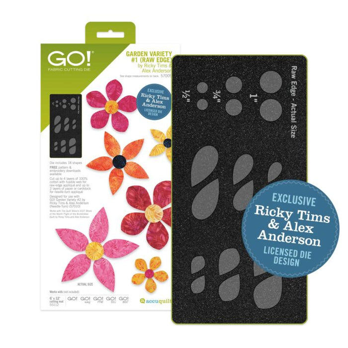 GO! Garden Variety #1 by Ricky Tims & Alex Anderson (Raw Edge) 57009