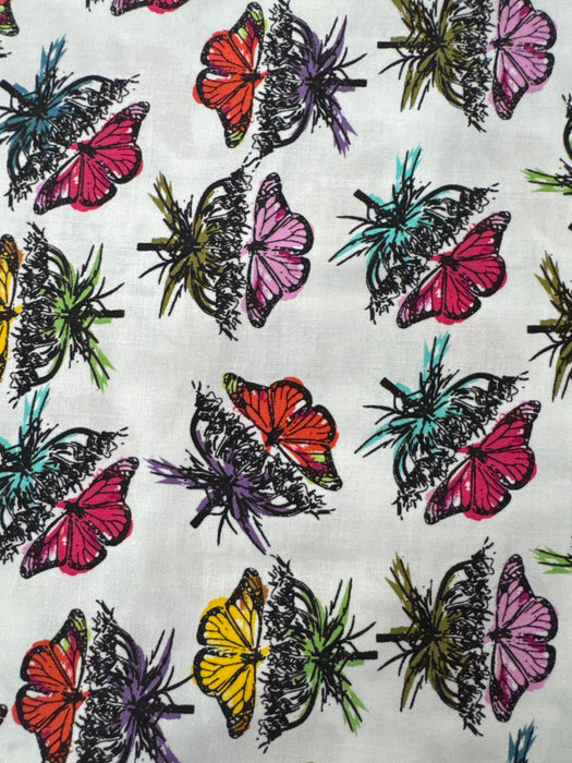 WD Our House Butterflies on White
