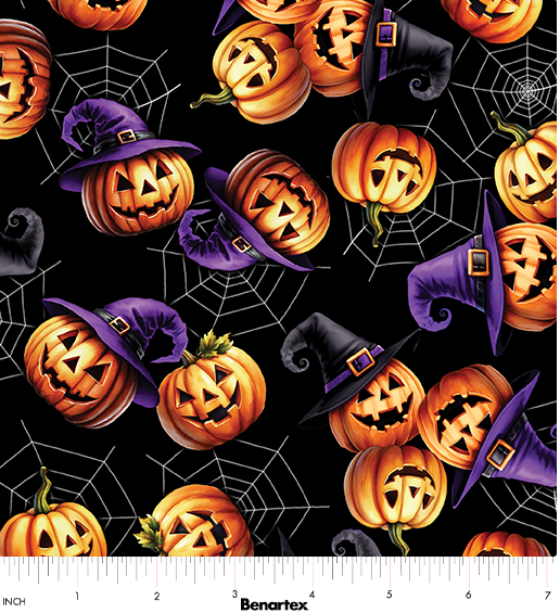 BE Ghostly Jack-O'-Lantern Festival Black