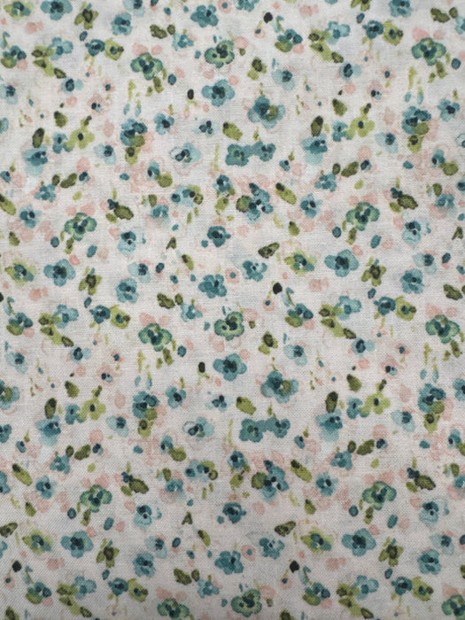 WL Mint Crush Small Floral on Cream