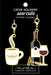 Coffee Wine Zipper Pulls 2ct CH125 Moda #1