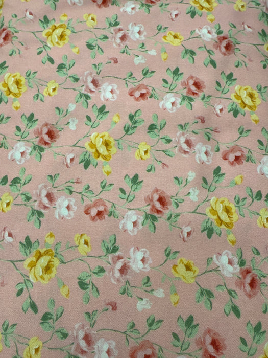 WD Laurel Pink Floral Stripe