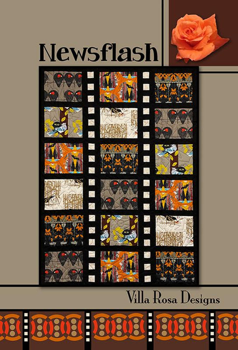 Newsflash Pattern-Villa Rosa Designs