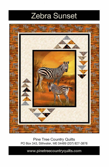 Zebra Sunset Pattern