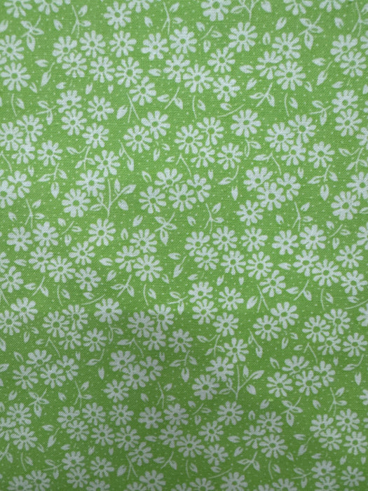 WD Light Green White Flowers