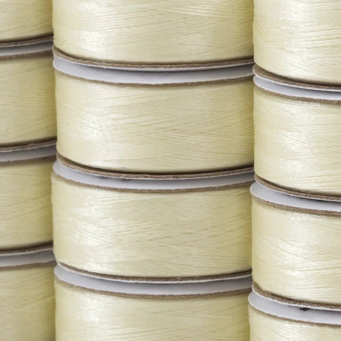 Super Bobs Poly #651 Ivory (M-Style) 12 pack pre-wound bobbins
